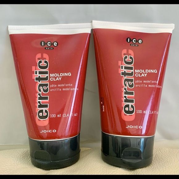 2 Pack Joico Ice Erratic Molding Hair Clay 3.4 Fl Oz / 100ml Each NEW - Picture 1 of 2